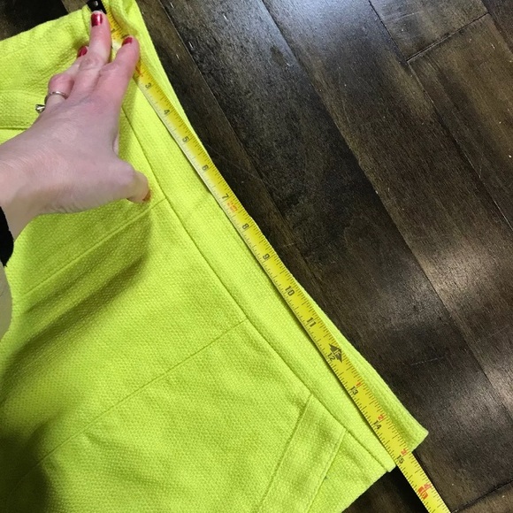 LOFT Women’s Tweed Bright Yellow/Green Skirt 4 - Picture 8 of 8